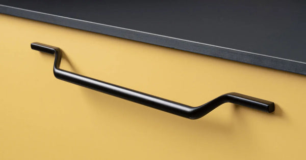 Mâner mobilier Viefe Valley, negru mat, 330 mm (interax 256 mm) - imagine 2