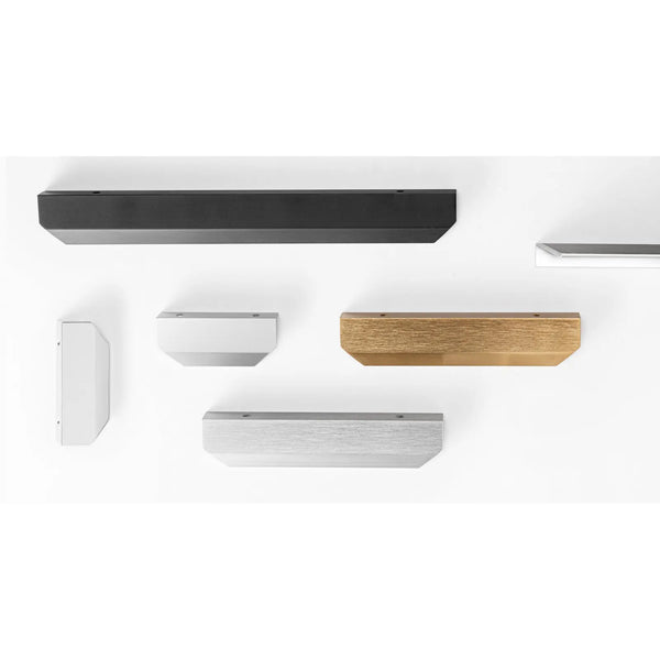 Mâner mobilier Viefe Vann, anodizat lucios, 100 mm (interax 64 mm)