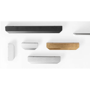 Mâner mobilier Viefe Vann, anodizat lucios, 200 mm (interax 128 mm)