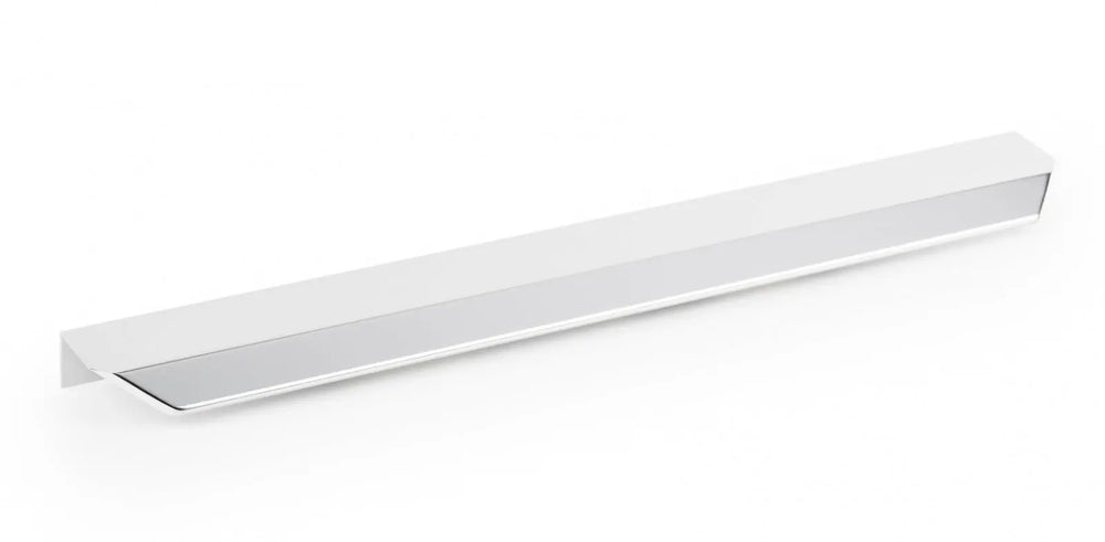 Mâner mobilier Viefe Vann, anodizat lucios, 350 mm (interax 256 mm)