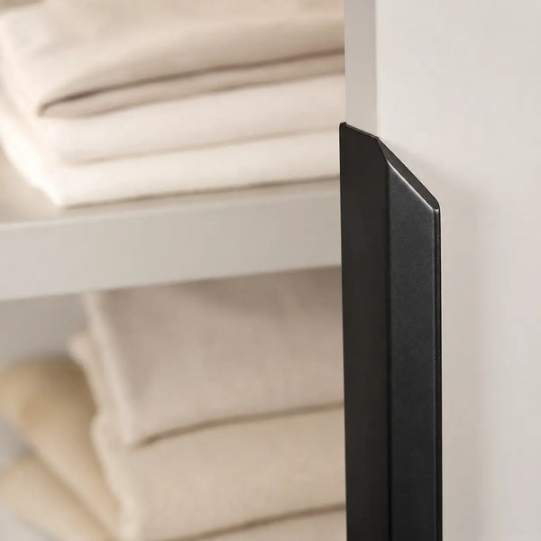 Mâner mobilier Viefe Vann, negru mat, 350 mm (interax 256 mm) - imagine 3