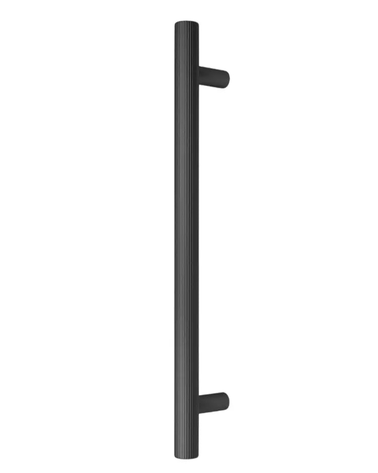 Mâner spațial Viefe Boto Big, negru periat, 418 mm (interax 320 mm)