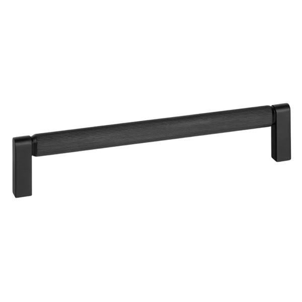 Mâner spațial Viefe Brooklyn Big, negru periat, 466 mm (interax 448 mm)