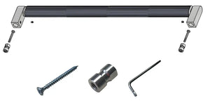 Mâner spațial Viefe Brooklyn Big, negru titan, 466 mm (interax 448 mm) - imagine 6