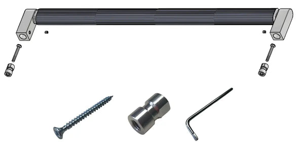 Mâner spațial Viefe Brooklyn Big, negru titan, 466 mm (interax 448 mm) - imagine 6
