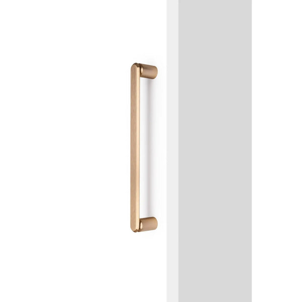 Mâner spațial Viefe Fase Big, alamă cava periată, 348 mm (interax 320 mm) - imagine 3