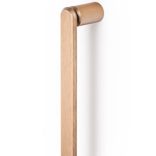 Mâner spațial Viefe Fase Big, alamă cava periată, 508 mm (interax 480 mm) - imagine 2