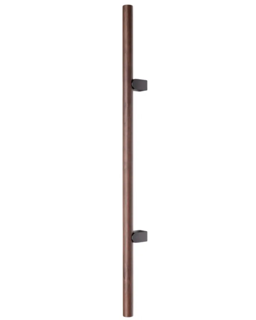 Mâner spațial Viefe Kumo Wood Big One, nuc și negru titan, 1596 mm (interax 1056 mm)