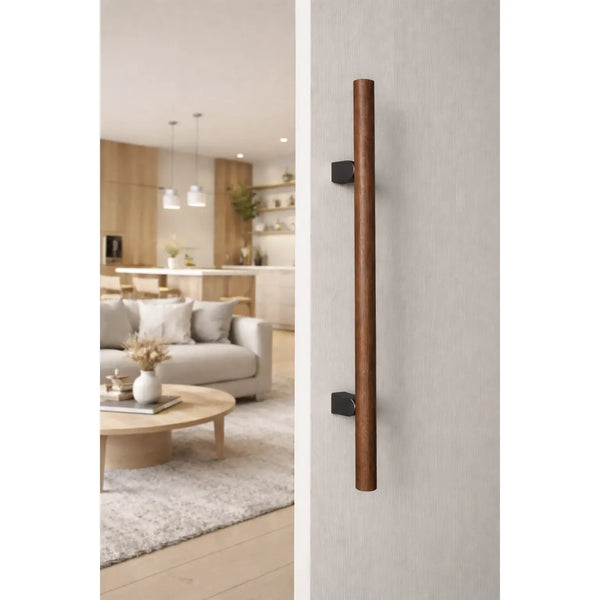 Mâner spațial Viefe Kumo Wood Big One, nuc și negru titan, 878 mm (interax 448 mm) - imagine 3