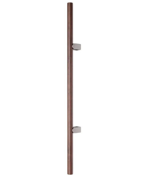Mâner spațial Viefe Kumo Wood Big One, nuc și oțel inoxidabil, 1596 mm (interax 1056 mm)