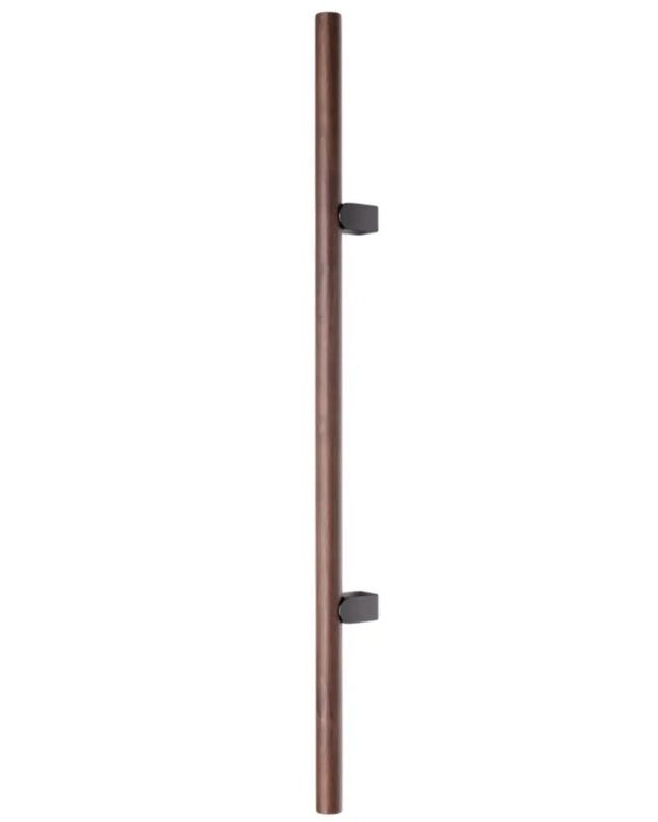 Mâner spațial Viefe Kumo Wood Big, nuc și negru titan, 1010 mm (interax 640 mm)