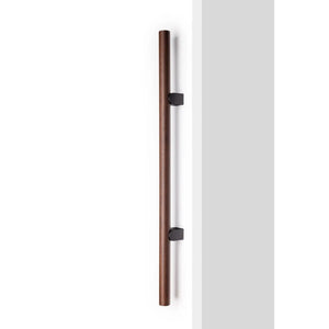 Mâner spațial Viefe Kumo Wood Big, nuc și negru titan, 610 mm (interax 320 mm) - imagine 2
