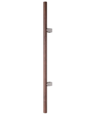 Mâner spațial Viefe Kumo Wood Big, nuc și oțel inoxidabil, 1010 mm (interax 640 mm)