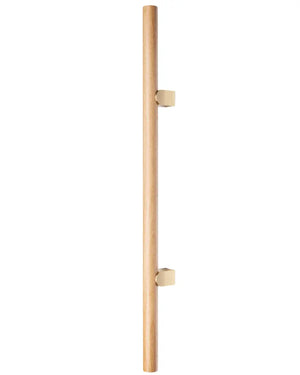 Mâner spațial Viefe Kumo Wood Big, stejar și alamă periată, 610 mm (interax 320 mm)
