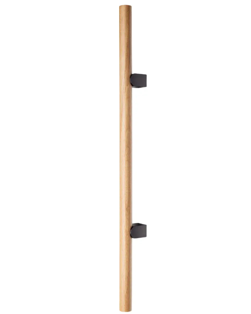 Mâner spațial Viefe Kumo Wood Big, stejar și negru titan, 610 mm (interax 320 mm)