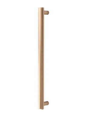 Mâner spațial Viefe Moon, alamă cava periată, 424 mm (interax 384 mm)