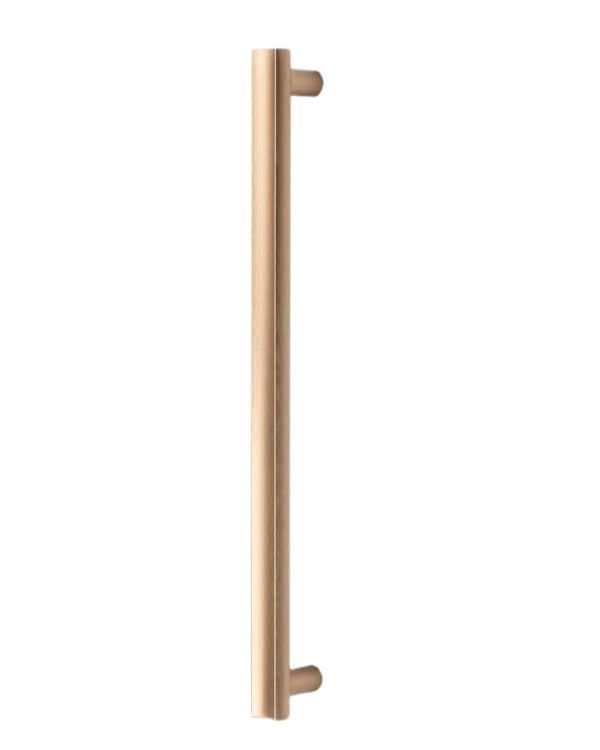 Mâner spațial Viefe Moon, alamă cava periată, 424 mm (interax 384 mm)