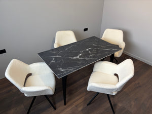 Masa dining Compact + 4 scaune Lira Lussoline