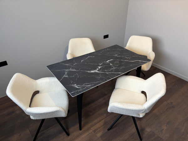 Masa dining Compact + 4 scaune Lira Lussoline