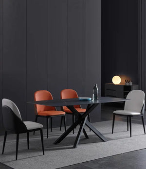 Masa dining din inox 8k cu blat din compozit DT2131 - lussoline