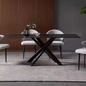 Masa dining din inox 8k cu blat din compozit DT2131 - lussoline