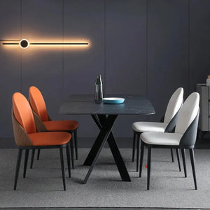 Masa dining din inox 8k cu blat din compozit DT2131 - lussoline