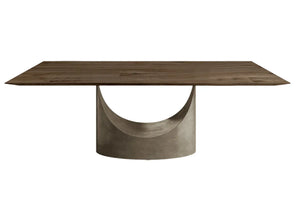 Masa dining din inox 8k cu blat din compozit DT2141 - lussoline