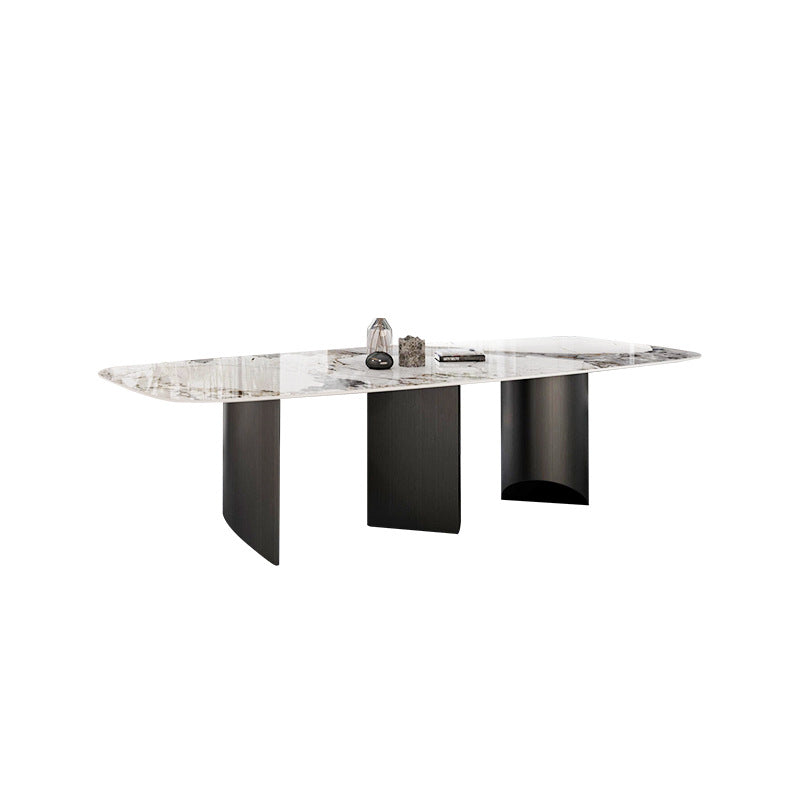 Masa dining din inox 8k cu blat din compozit DT2142 - lussoline