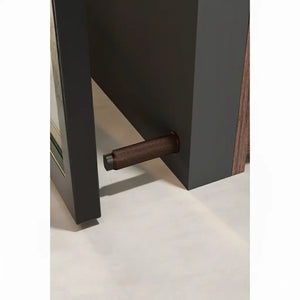 Opritor de ușă Viefe Brooklyn Wall, bronz periat, 28 × 103 mm - imagine 3