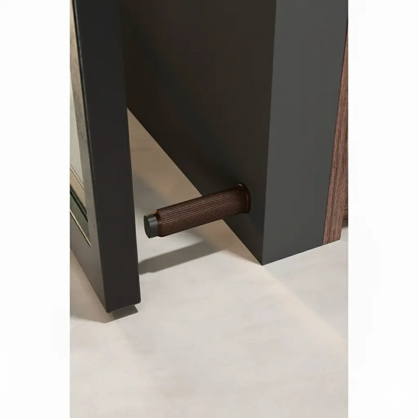 Opritor de ușă Viefe Brooklyn Wall, bronz periat, 28 × 103 mm - imagine 3
