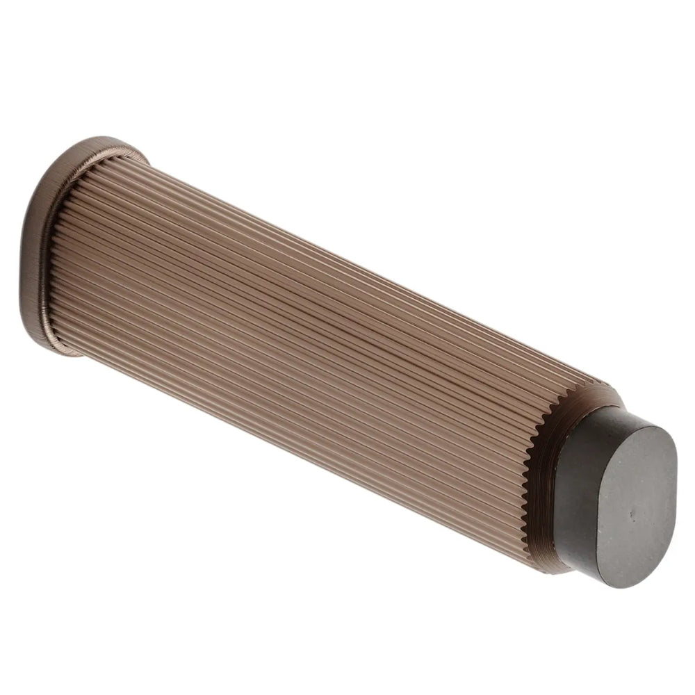 Opritor de ușă Viefe Brooklyn Wall, bronz periat, 28 × 103 mm