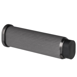 Opritor de ușă Viefe Brooklyn Wall, negru titan, 28 × 103 mm