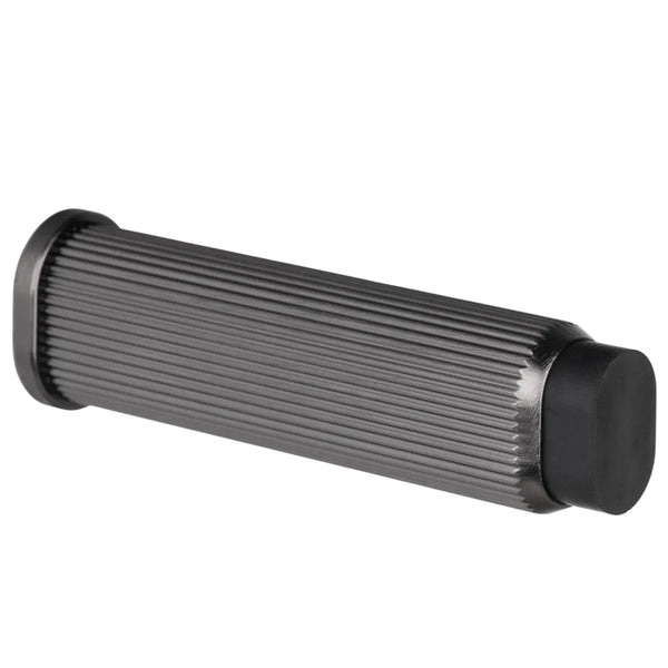 Opritor de ușă Viefe Brooklyn Wall, negru titan, 28 × 103 mm