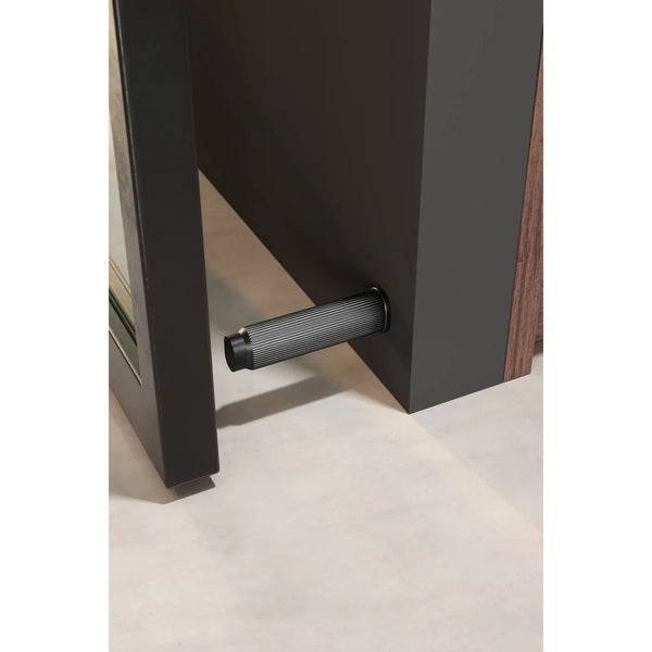 Opritor de ușă Viefe Brooklyn Wall, negru titan, 28 × 103 mm - imagine 3