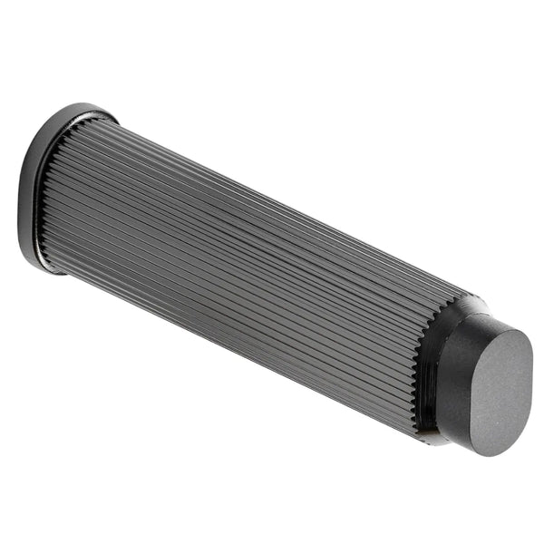 Opritor de ușă Viefe Brooklyn Wall, negru titan, 28 × 103 mm