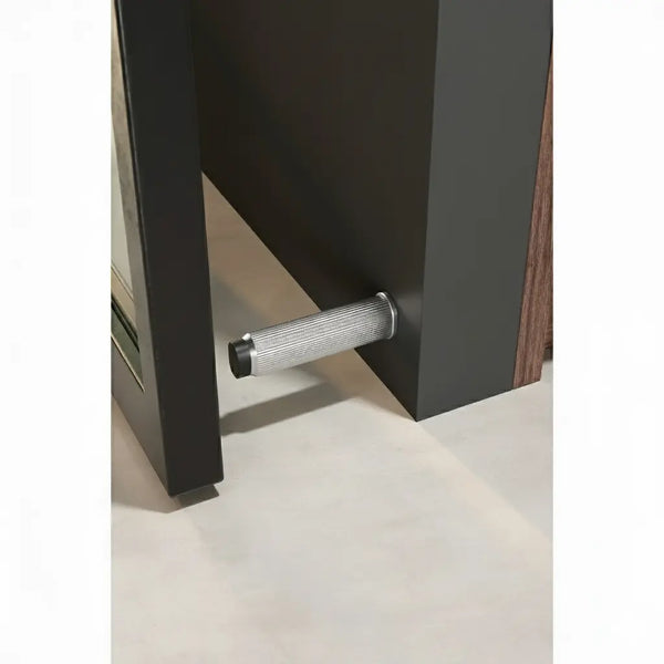 Opritor de ușă Viefe Brooklyn Wall, nichel lucios, 28 × 103 mm - imagine 3