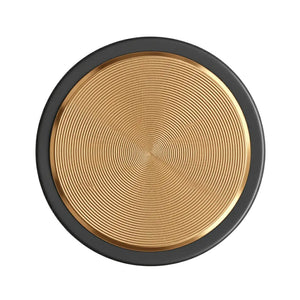 Opritor de ușă Viefe Brooklyn, alamă cava periată, 62 × 33 mm
