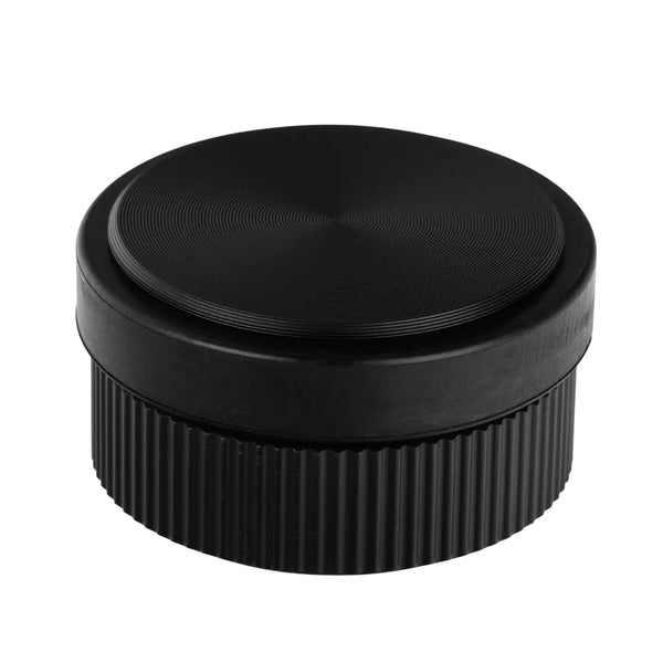 Opritor de ușă Viefe Brooklyn, negru periat, 62 × 33 mm