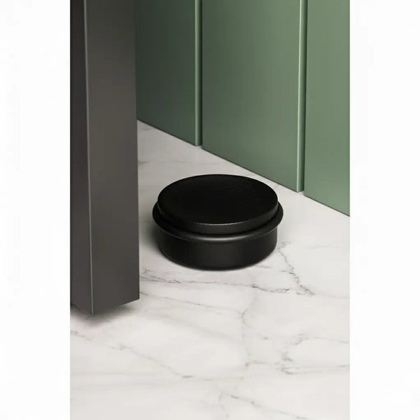 Opritor de ușă Viefe Luv Wood, negru mat lacuit, 71 × 30 mm - imagine 3