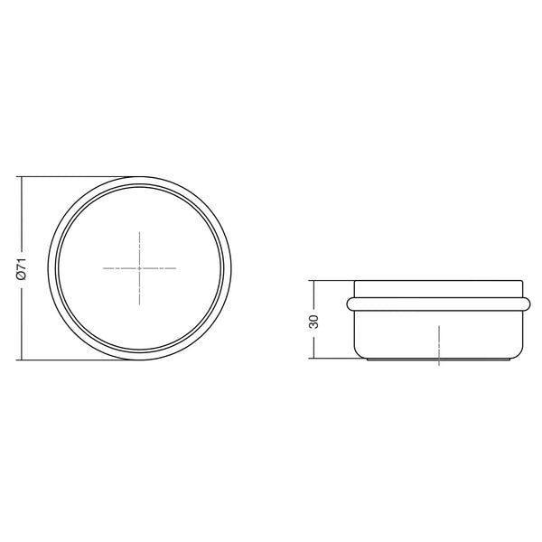 Opritor de ușă Viefe Luv Wood, stejar, 71 × 30 mm - imagine 2
