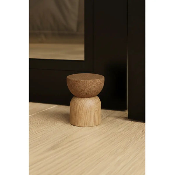 Opritor de ușă Viefe Piece, stejar și plută, 48 × 59 mm - imagine 3