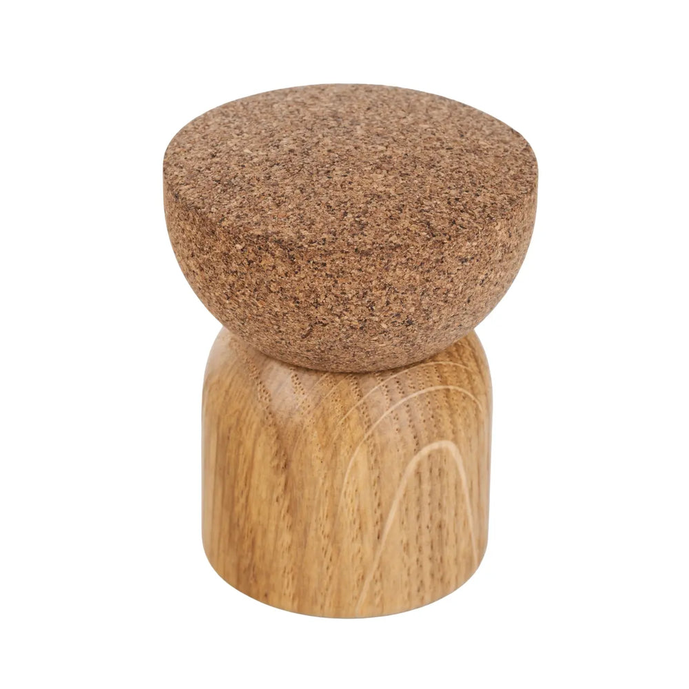 Opritor de ușă Viefe Piece, stejar și plută, 48 × 59 mm