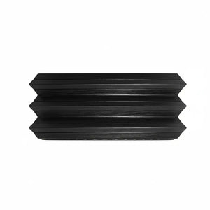 Opritor de ușă Viefe Pulse, negru mat lacuit, 66 × 27 mm