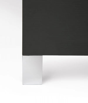 Picior pentru mobilier Viefe Jazz, crom mat, H 91 mm - imagine 3