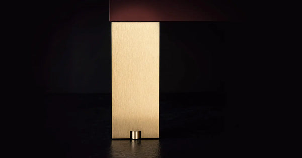 Picior reglabil pentru mobilier Viefe Fonda, alamă shadow periată, H 200 mm