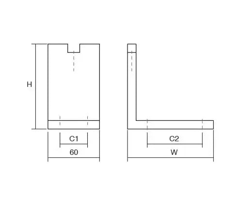 Picior reglabil pentru mobilier Viefe Fonda, crom lucios, H 150 mm