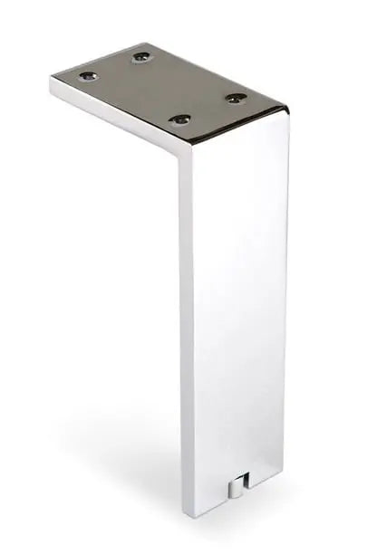 Picior reglabil pentru mobilier Viefe Fonda, crom lucios, H 200 mm - imagine 2