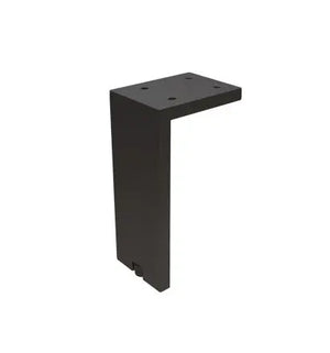 Picior reglabil pentru mobilier Viefe Fonda, negru periat, H 100 mm - imagine 2