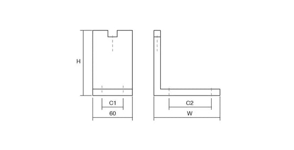 Picior reglabil pentru mobilier Viefe Fonda, negru periat, H 150 mm - imagine 3