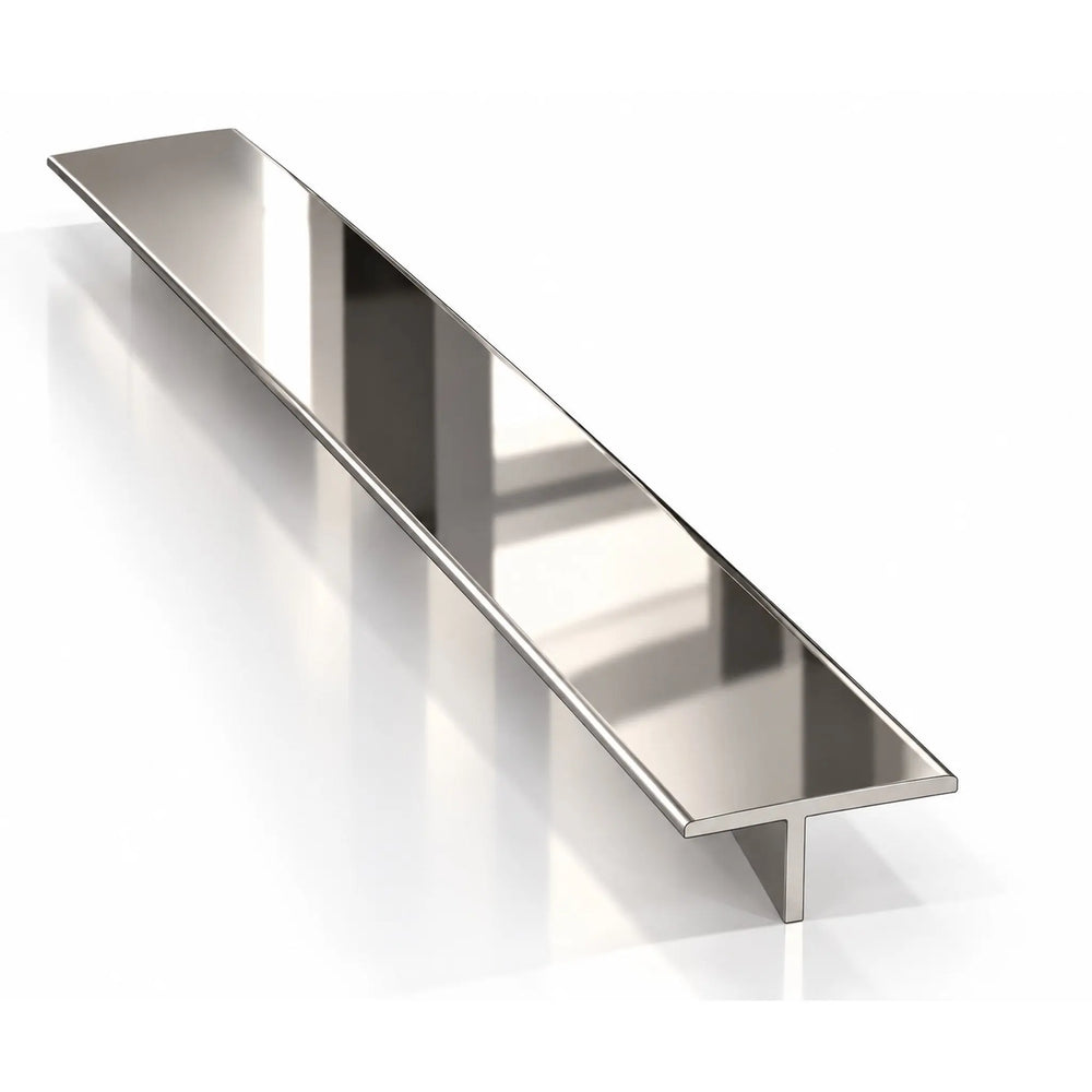 Profil T inox argintiu lucios 30 mm - LUSSOLINE